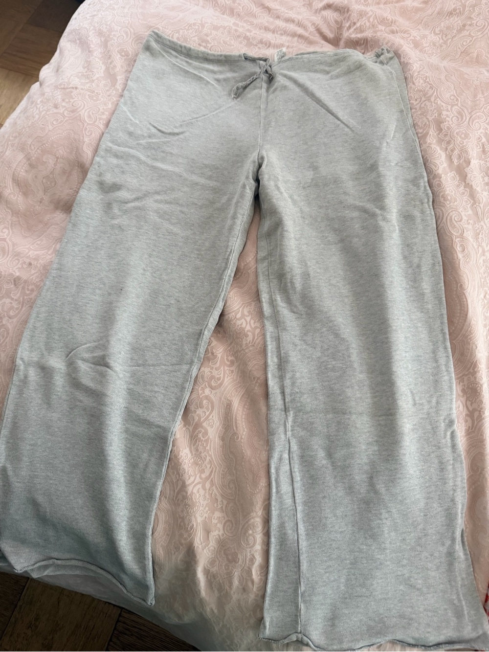 GAP Light Gray Wide Leg Track Pants